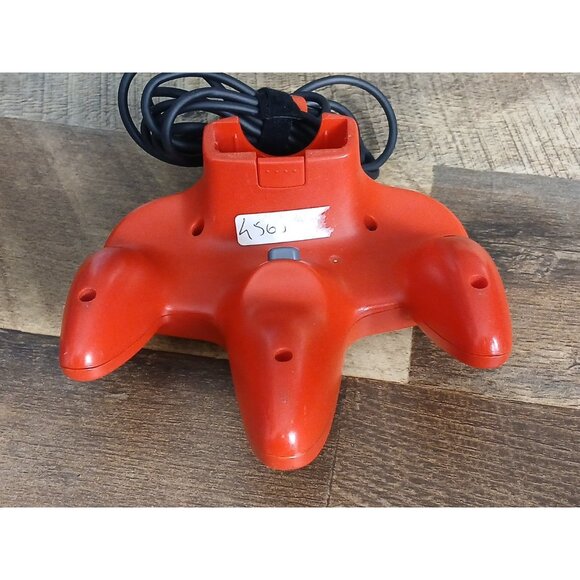N64 Nintendo 64 Original Red Original Controller OEM NUS-005 Tested - Picture 9 of 11